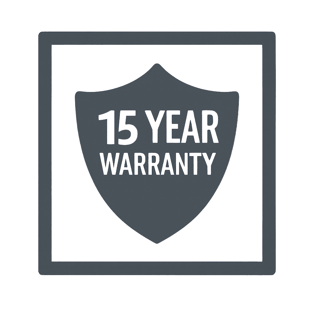 15‑Year Warranty
